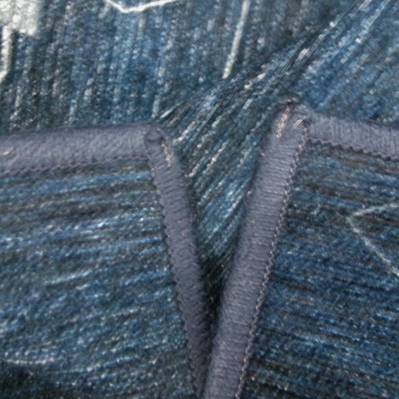 Ruggable Dark Blue Star Print Throw Rug  4x6 Celestial - Picture 7 of 12